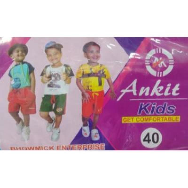Ankit 3 Bit Shorts For Boys Casual Solid Cotton Lycra (Difference Color Pack Of 6 )