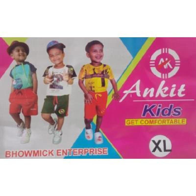 Ankit Shorts For Boys Casual Solid Cotton Lycra (Brown, Pack Of 1)