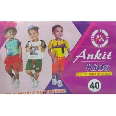 Ankit Shorts For Boys Casual Solid Cotton Lycra (Peach,Red,Yellow Pack Of 3)