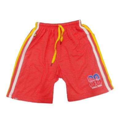 Ankit Shorts For Boys Casual Solid Cotton Lycra (Skin,Red,Yellow Pack Of 3)