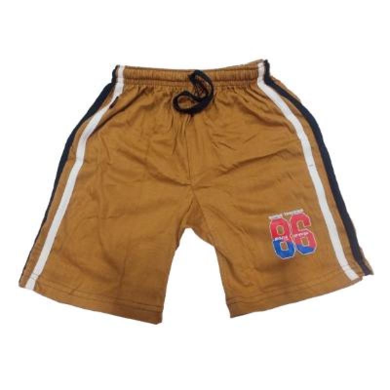 Ankit Shorts For Boys Casual Solid Cotton Lycra (Brown, Pack Of 1)