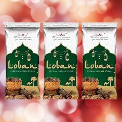 Loban 130 Gram Zipper Agarbatti(Pack Of 3)