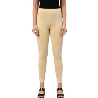 MADONA Ankel Lenth Western Wear Leggins (Solid) Skin  Pack of 1