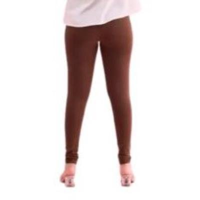 MADONA Ankel Lenth Western Wear Leggins (Solid) Coffe Pack of 1