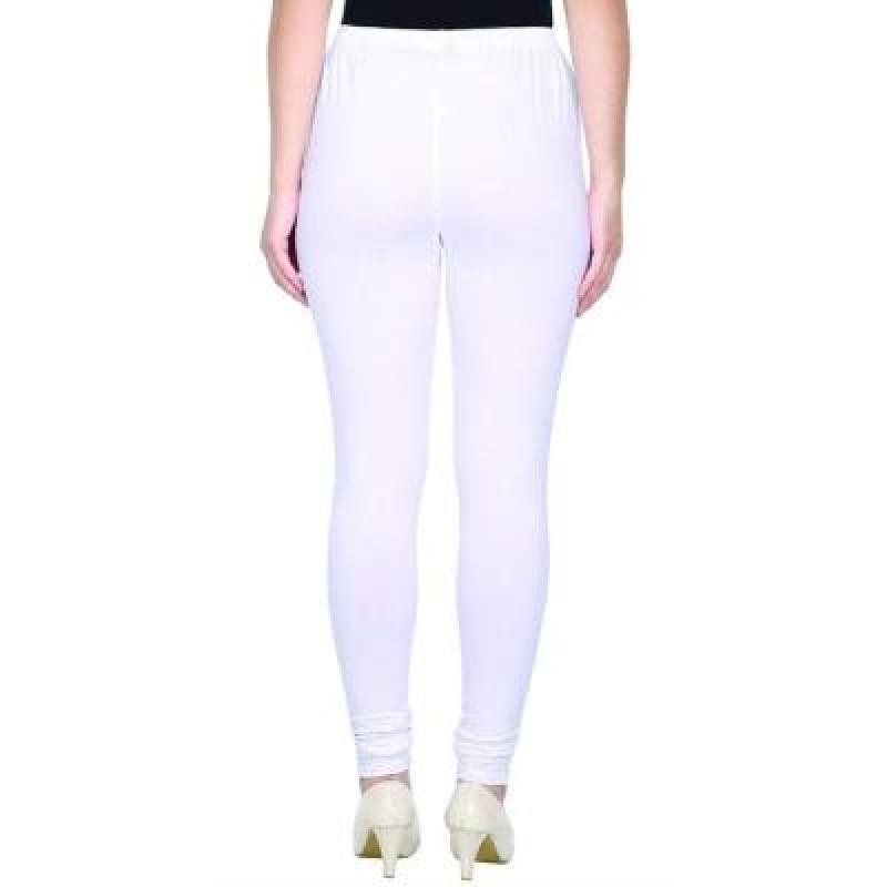 MADONA Ankel Lenth Western Wear Leggins (Solid) white Pack of 1