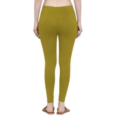 MADONA Ankel Lenth Western Wear Leggins (Solid) Green  Pack of 1