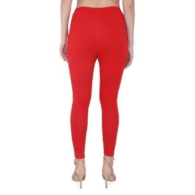 MADONA Ankel Lenth Western Wear Leggins (Solid)Red,Blue,Maroon, Pack of 3
