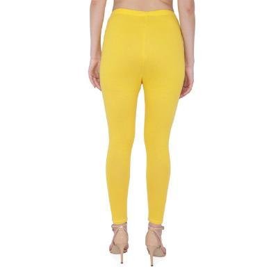 MADONA Ankel Lenth Western Wear Leggins (Solid) Yellow,Black,Pack of 2