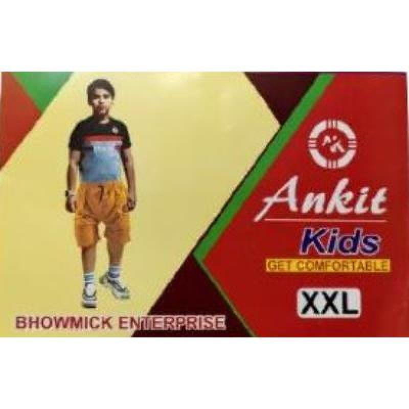 Ankit Bermunda Shorts For Boys Casual Solid Cotton Lycra (Grey, Pack Of 1)