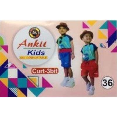 Ankit 3 Bit By Color Shorts For Boys Casual Solid Cotton Lycra(Black,Pack Of 1 )