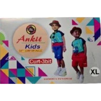 Ankit 3 Bit By Color Shorts For Boys Casual Solid Cotton Lycra(Red,Yellow,Baby Pink,Pack Of 3 )