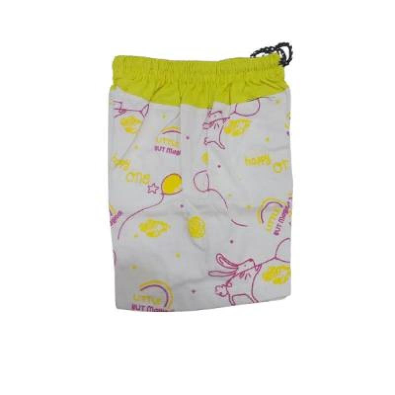 Ankit Shorts For Baby Boy & Baby Girls Casual Printed Pure Cotton (White By Color, Pack Of 6)