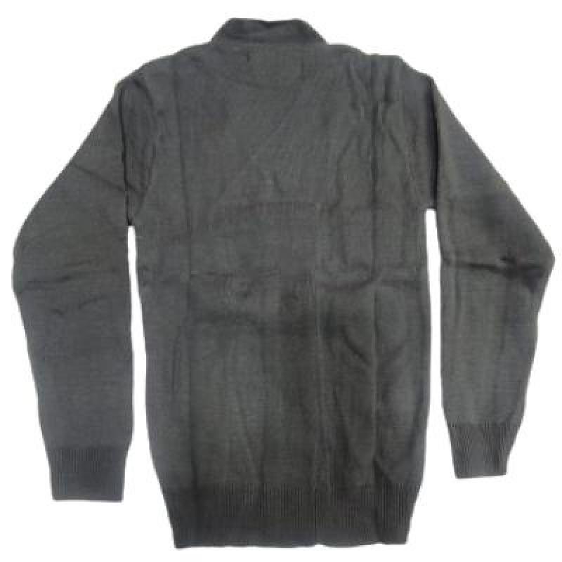 Cotton Blend Full Sleeves Cardigan School Sweater for Girls Grey (Pack Of 1 )