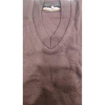 Cotton Blend  Sleepless  School Sweater for Boys & Girls  Coffee  (Pack Of 1 )