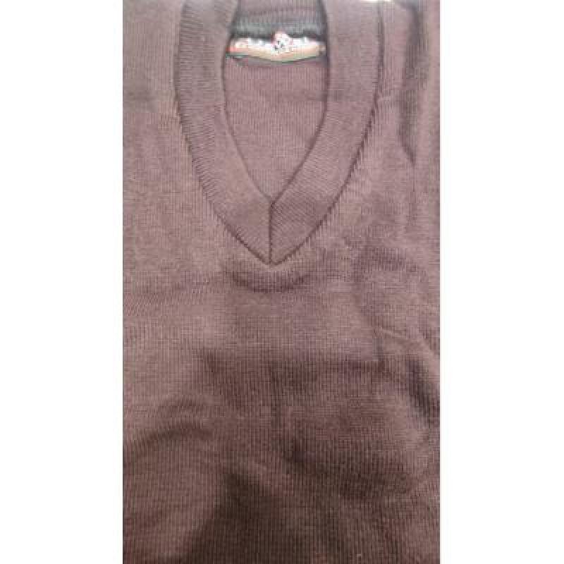 Cotton Blend  Sleepless  School Sweater for Boys & Girls  Coffee  (Pack Of 1 )