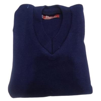 Cotton Blend  Sleepless  School Sweater for Boys & Girls NavyBlue (Pack Of 1 )