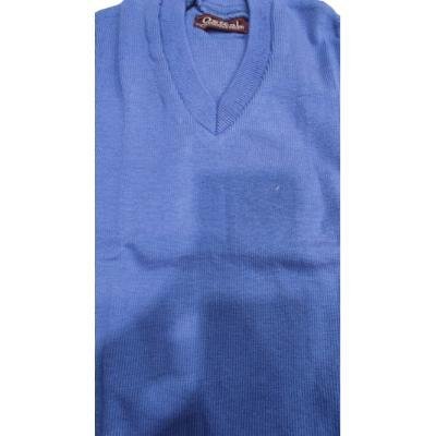 Cotton Blend Full Sleeves  School Sweater for Boys & Girls SkyBlue (Pack Of 1 )