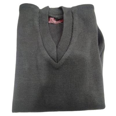 Cotton Blend  Sleepless  School Sweater for Boys & Girls  Grey  (Pack Of 1 )