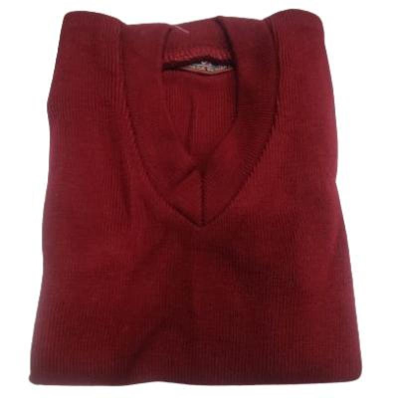 Cotton Blend  Sleepless  School Sweater for Boys & Girls  Maroon (Pack Of 1 )