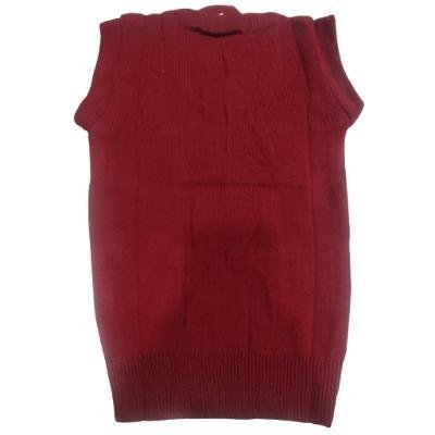 Cotton Blend  Sleepless  School Sweater for Boys & Girls  Maroon (Pack Of 1 )