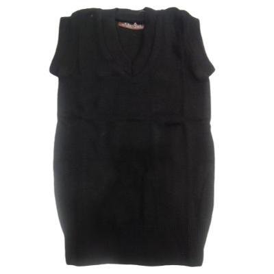 Cotton Blend  Sleepless  School Sweater for Boys & Girls  Black  (Pack Of 1 )