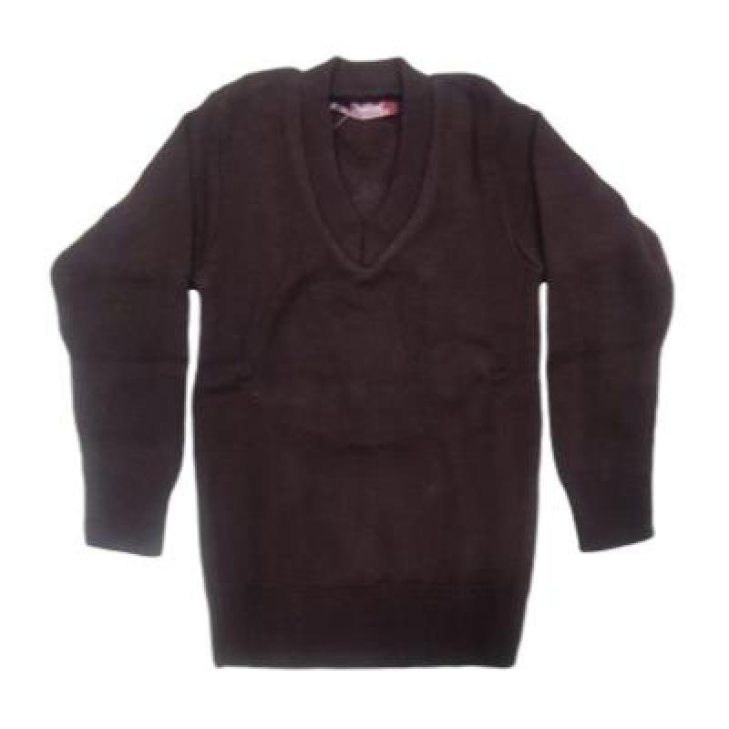 Cotton Blend Full Sleeves  School Sweater for Boys & Girls  (Pack Of 1 )