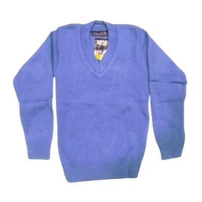 Cotton Blend Full Sleeves  School Sweater for Boys & Girls  (Pack Of 1 )