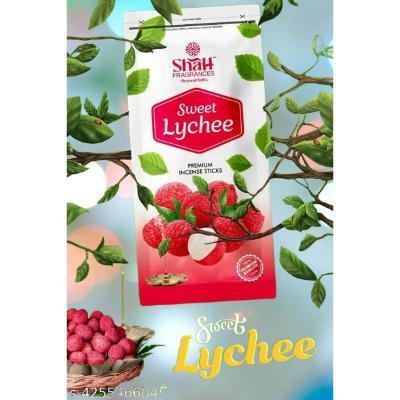 Sweet Lychee 120 Gram Zipper Agarbatti (Pack of 3 )