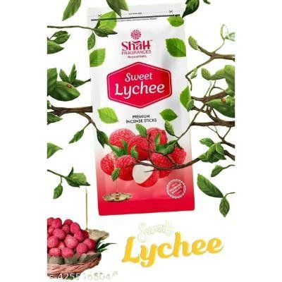 Sweet Lychee 120 Gram Zipper Agarbatti (Pack of 3 )