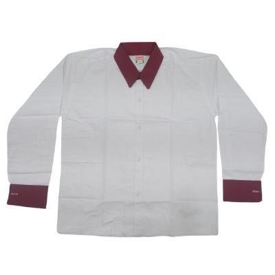 Girls By Colours 100%Cotton School unifrom white Full sleeve shirt(Pack Of 1)
