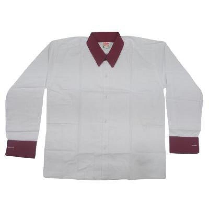 Girls By Colours 100%Cotton School unifrom white Full sleeve shirt(Pack Of 1)