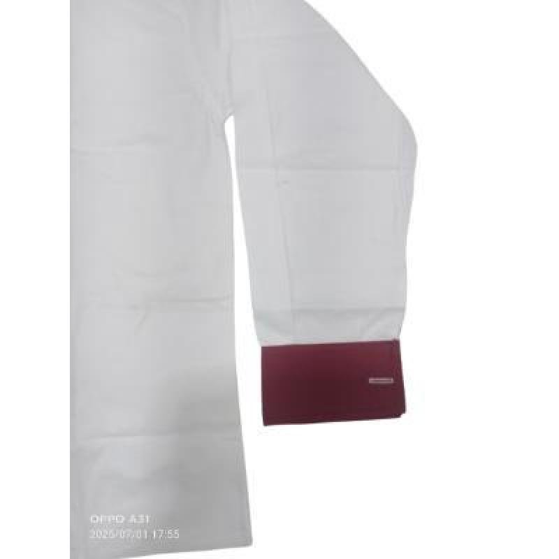 Girls By Colours 100%Cotton School unifrom white Full sleeve shirt(Pack Of 1)