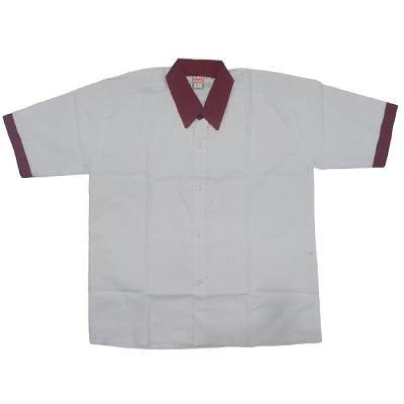 Girls By Colours 100%Cotton School unifrom white half sleeve shirt(Pack Of 1)