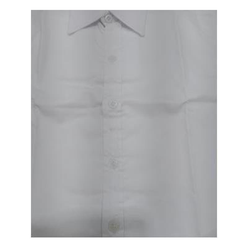 Boys & Girls 100%Cotton School unifrom white half sleeve shirt(Pack Of 1)