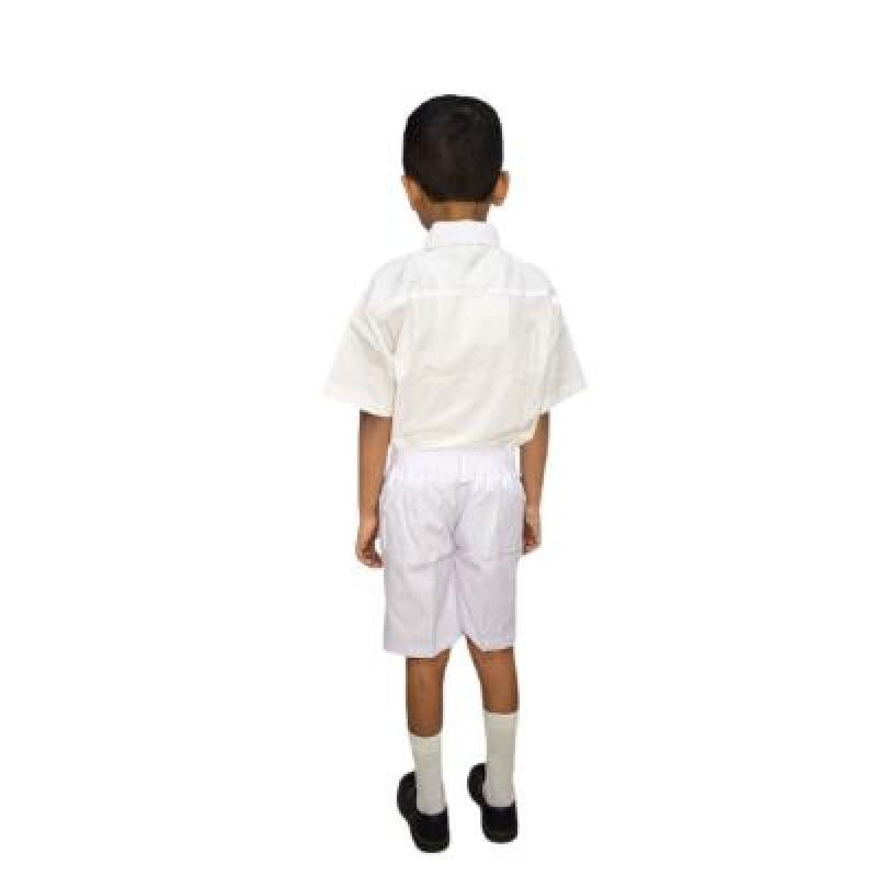 Boys & Girls Ramones Cotton School unifrom white half sleeve shirt(Pack Of 1)