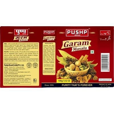 Pushp Brand Punjabi Garam Masala Powder(500 Gram) (PACK OF 1)