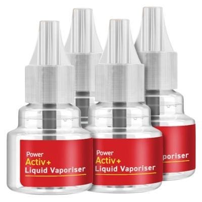 Good Knight Power Activ+Liquid Mosquito Vaporiser Refill 45 x 4 ML (Pack Of 4)