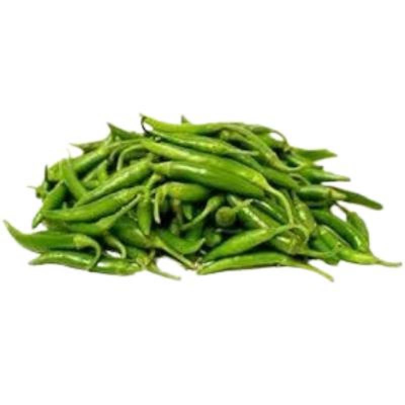 Fresh Green Chili (250 gm) Delivery up to 15km radius from our location to your destination.