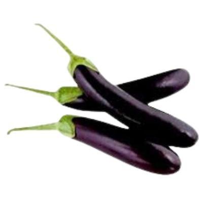 Long Brinjal Purple 250 gm Delivery up to 15km radius from our location to your destination.