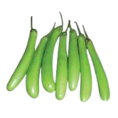 Brinjal Green Long (250 gm)Delivery up to 15km radius from our location to your destination.