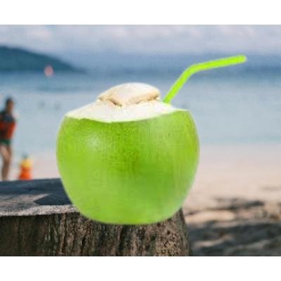 Fresh Green Coconut (1 Piece) Delivery up to 15km radius from our location to your destination.