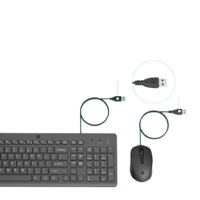HP 150 Wired USB Stadard Desktop Keyboard  (PACK OF 1)