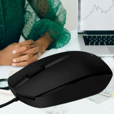 HP M10 Wired Ambidextrous Optical Mouse(PACK OF 1)