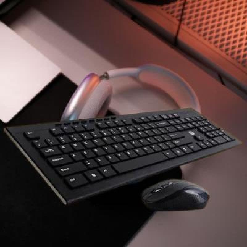 HP Multimedia Slim Wireless Keyboard & Mouse Combo(PACK OF 1)