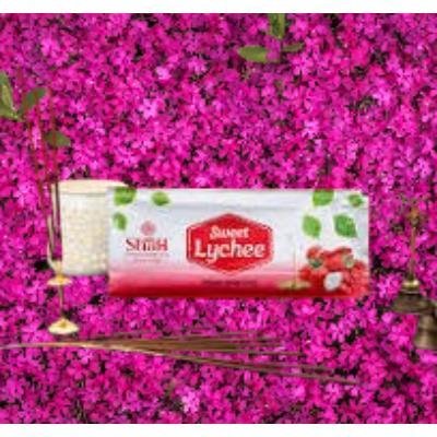 Sweet Lychee 120 Gram Zipper Agarbatti (Pack of 6 )