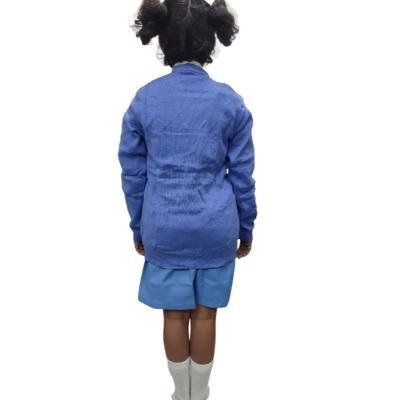 Cotton Blend Full Sleeves Cardigan School Sweater for Girls SkyBlue (Pack Of 1 )
