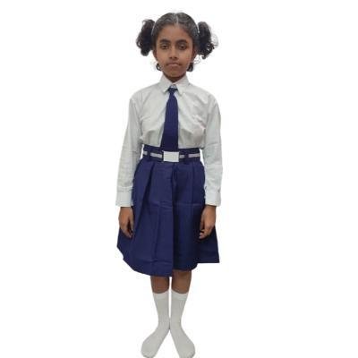Girls 100%Cotton School unifrom white Full sleeve shirt(Pack Of 1)