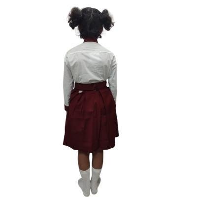 Girls By Colours 100%Cotton School unifrom white Full sleeve shirt(Pack Of 1)