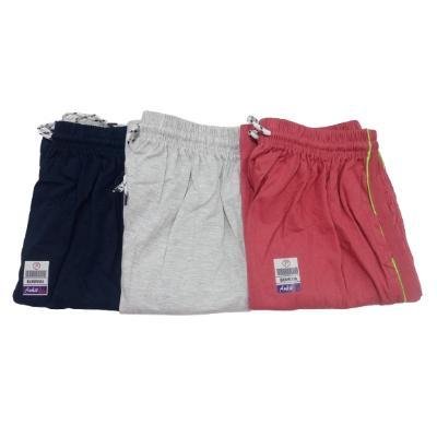 Ankit Bermunda Shorts For Boys Casual Solid Cotton Lycra (Grya,NavyBlue,Parch,Pack Of 3)