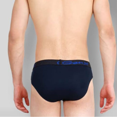 Lux Genex Solid  Brief Inner Elastic For Men (Pack Of 5)
